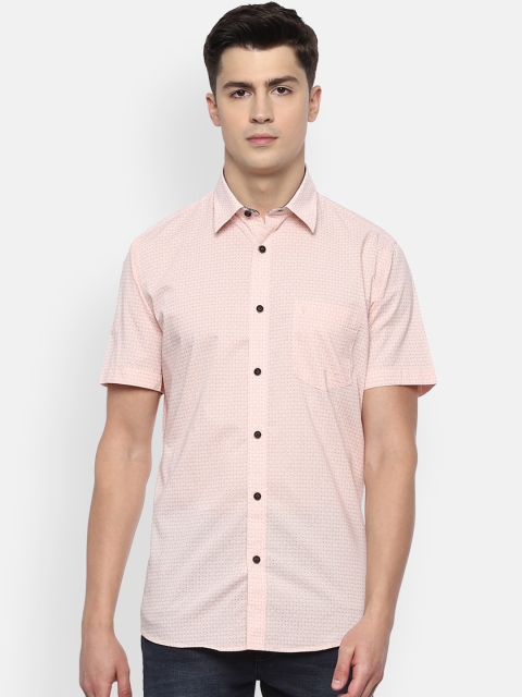 Van Heusen Sport Men Peach-Coloured & White Cotton Slim Micro Ditsy Printed Casual Shirt
Van Heusen Sport Men Peach-Coloured & White Cotton Slim Micro Ditsy Printed Casual Shirt