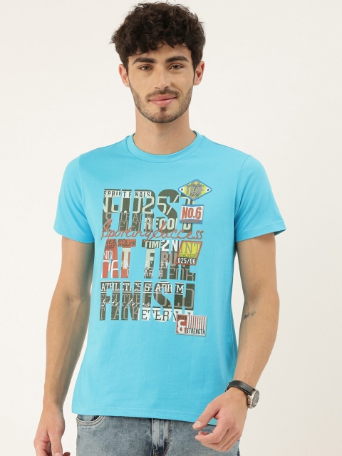 QUANCIOUS Men Turquoise Blue & Olive Green Organic Cotton Printed Round Neck Sustainable T-shirt
QUANCIOUS Men Turquoise Blue & Olive Green Organic Cotton Printed Round Neck Sustainable T-shirt