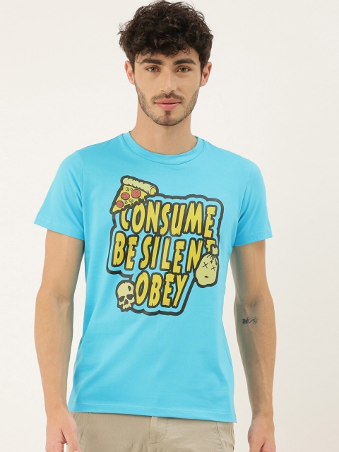 QUANCIOUS Men Turquoise Blue & Yellow Organic Cotton Printed Round Neck Sustainable T-shirt
QUANCIOUS Men Turquoise Blue & Yellow Organic Cotton Printed Round Neck Sustainable T-shirt