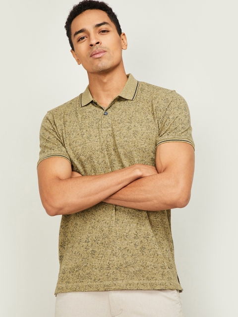 CODE by Lifestyle Men Green Black Printed Pure Cotton Polo Collar Pure Cotton T-shirt
CODE by Lifestyle Men Green Black Printed Pure Cotton Polo Collar Pure Cotton T-shirt