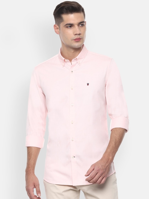 Louis Philippe Sport Men Pink Slim Fit Solid Casual Shirt