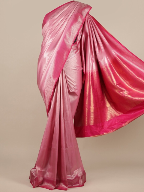 Pothys Pink Woven Design Jute Silk Saree