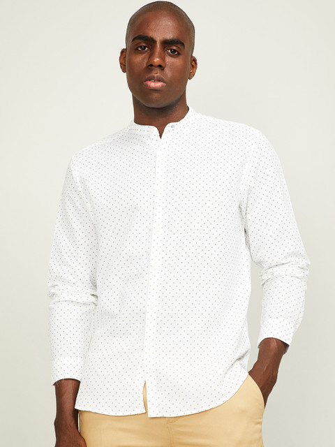 CODE by Lifestyle Men White & Black Regular Fit Printed LIN Cotton Linen Casual Shirt
CODE by Lifestyle Men White & Black Regular Fit Printed LIN Cotton Linen Casual Shirt