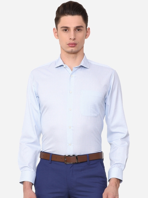 Luxure by Louis Philippe Men Blue Regular Fit Self Design Pure Cotton Formal Shirt
Luxure by Louis Philippe Men Blue Regular Fit Self Design Pure Cotton Formal Shirt