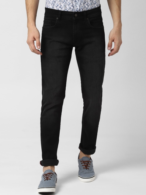 Peter England Casuals Men Black Skinny Fit Mid-Rise Clean Look Jeans