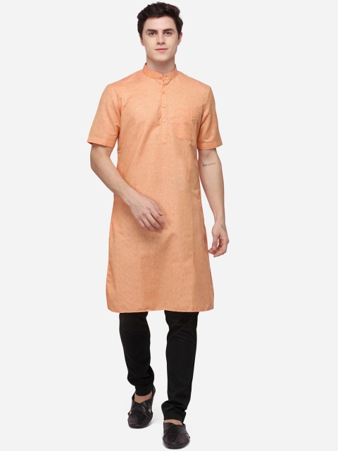 Modi Kurta Men Orange Kurtas