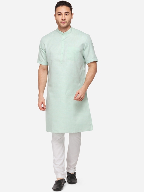 Modi Kurta Men Green Kurtas