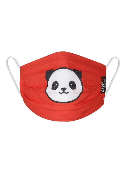 LIVE IT SAFE Kids Red & White Panda Printed 4-Ply Reusable Anti-Pollution Cloth Face Mask With Nano Technology
LIVE IT SAFE Kids Red & White Panda Printed 4-Ply Reusable Anti-Pollution Cloth Face Mask With Nano Technology