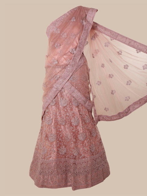 Pothys Pink Embroidered Saree