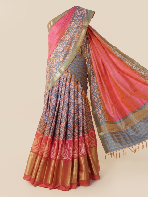 Pothys Multicoloured Woven Design Saree, Multi