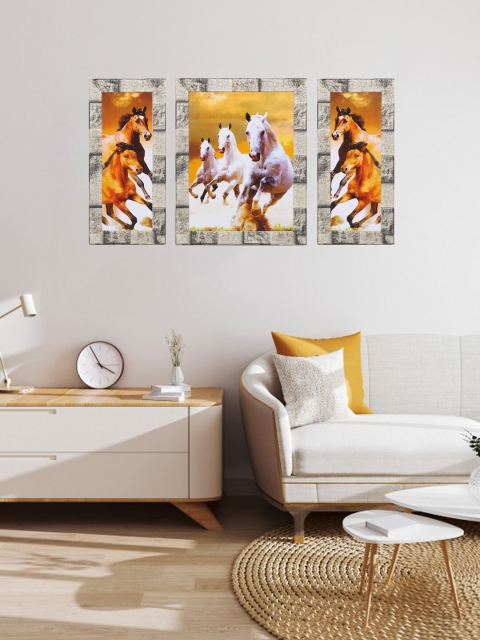 Indianara Set of 3 Brown & White Vaastu Seven Horses Framed Wall Paintings without Glass
Indianara Set of 3 Brown & White Vaastu Seven Horses Framed Wall Paintings without Glass