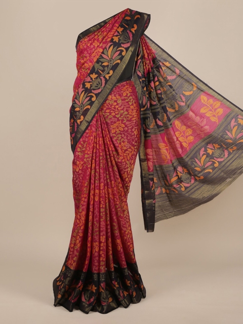 Pothys Magenta Printed Saree