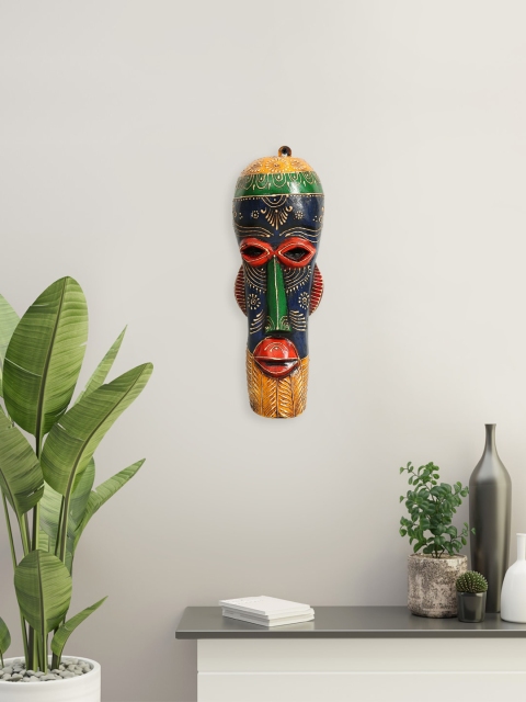 India Circus by Krsnaa Mehta Navy Blue & Yellow Handcrafted Gremlin Decorative Wooden Mask Wall Decor
India Circus by Krsnaa Mehta Navy Blue & Yellow Handcrafted Gremlin Decorative Wooden Mask Wall Decor