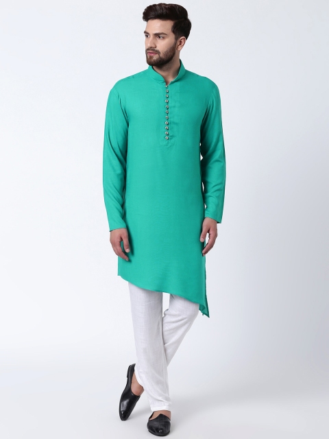 I Know Men Sea Green Kurta