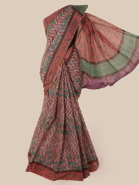 Pothys Multicoloured Printed Pure Cotton Saree, Multi