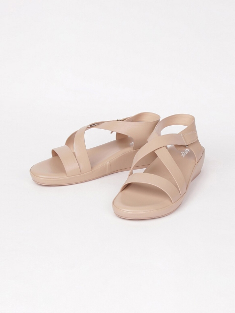 Ginger by Lifestyle Women Beige Solid Heels