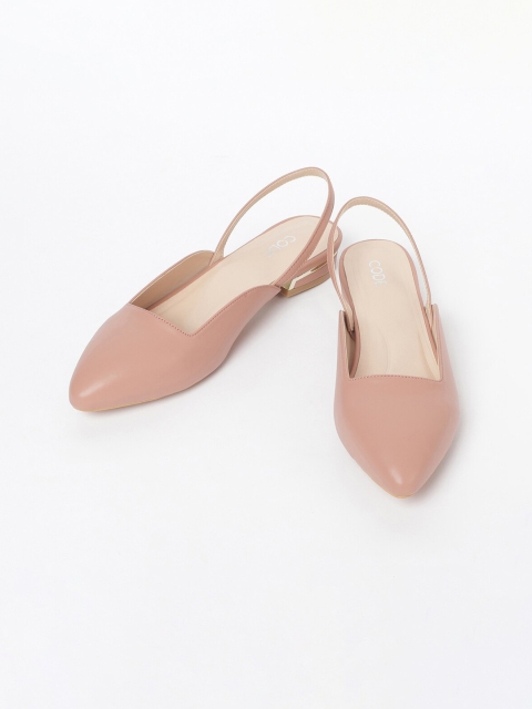 CODE by Lifestyle Women Pink Solid PU Mules