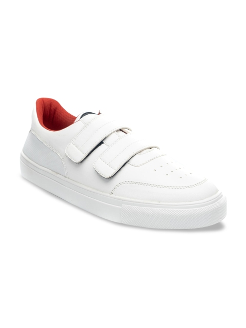 Doc Martin Men White Solid Slip On Skate Shoes