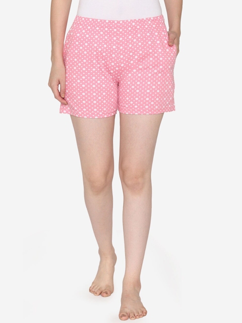 Vami Women Pink Lounge Shorts