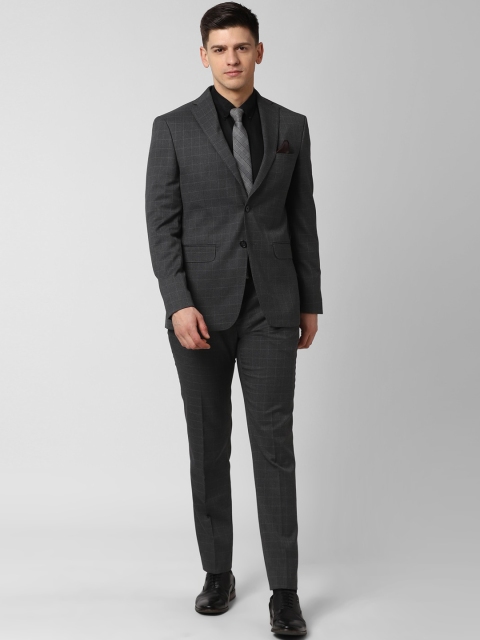 Peter England Elite Men Grey & White Checked Slim-Fit Single-Breasted Two-Piece Formal Suit
Peter England Elite Men Grey & White Checked Slim-Fit Single-Breasted Two-Piece Formal Suit