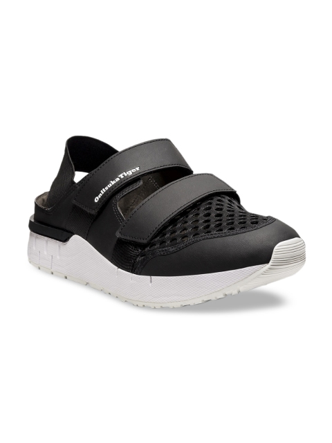 Onitsuka Tiger Unisex Black & White Shoe-Style Sandals