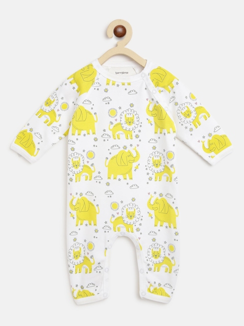 berrytree Infant Kids Yellow & White Lion Printed Organic Cotton Sustainable Rompers
berrytree Infant Kids Yellow & White Lion Printed Organic Cotton Sustainable Rompers