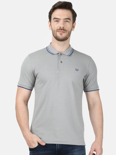 Monte Carlo Men Grey Solid Polo Collar T-shirt
Monte Carlo Men Grey Solid Polo Collar T-shirt