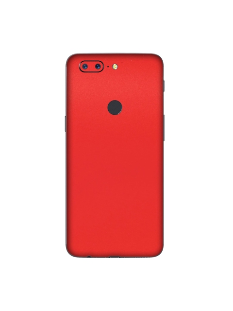 Trendy Skins Red Matte OnePlus 5T Phone Skin