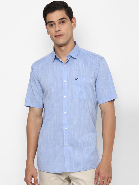 Allen Solly Men Blue Slim Fit Self Design Casual Shirt
Allen Solly Men Blue Slim Fit Self Design Casual Shirt