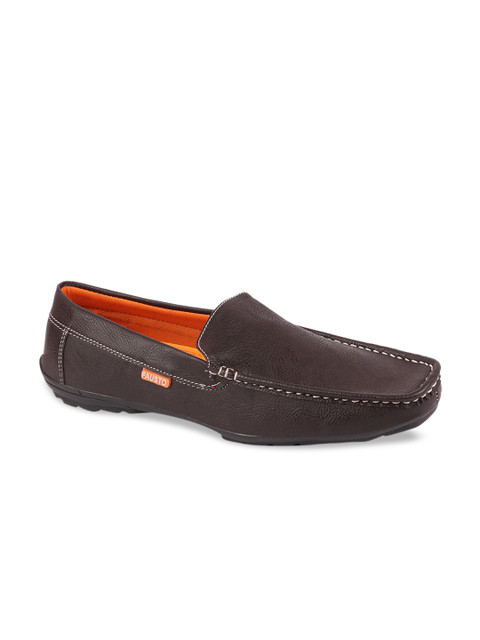 FAUSTO Men Brown PU Loafers Casual Shoes 
FAUSTO Men Brown PU Loafers Casual Shoes