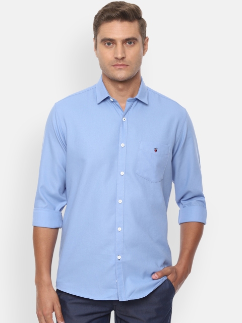 Louis Philippe Sport Men Blue Slim Fit Solid Casual Shirt