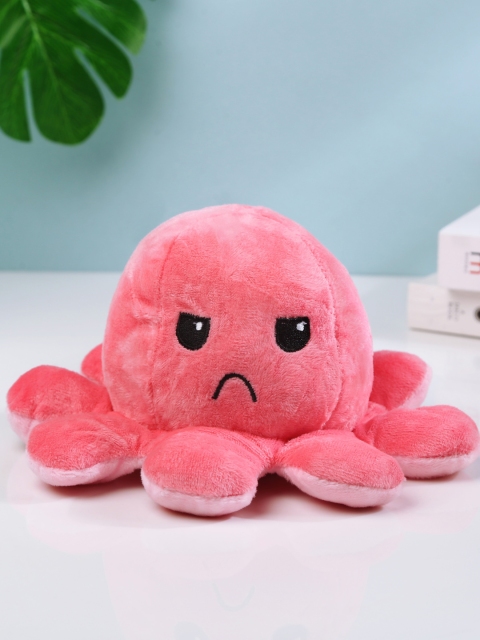 Bigsmall Unisex Pink Octopus Mood Reversible Toy
