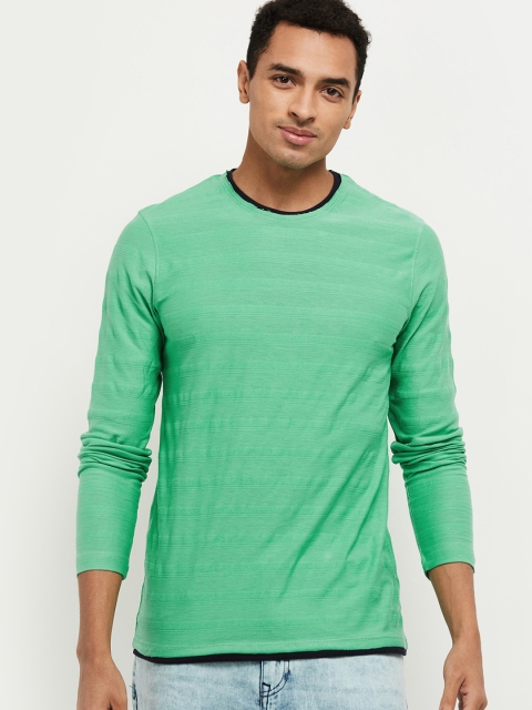 max Men Green T-shirt