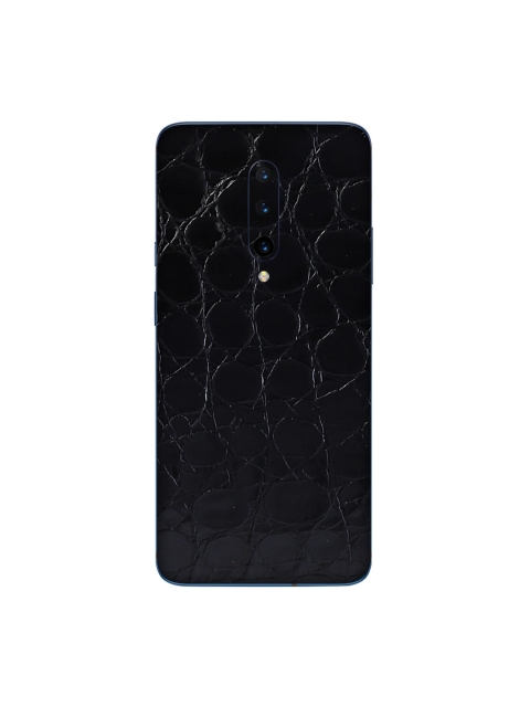 Trendy Skins Black Croc Pattern OnePlus 7 Pro Mobile Skin