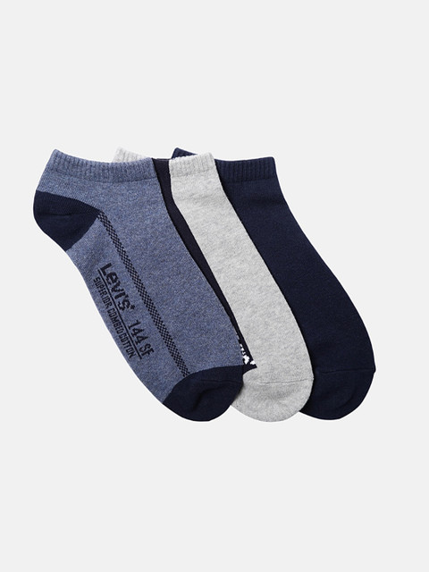 Levis Men Pack Of 3 Assorted Ankle-Length Socks 
Levis Men Pack Of 3 Assorted Ankle-Length Socks