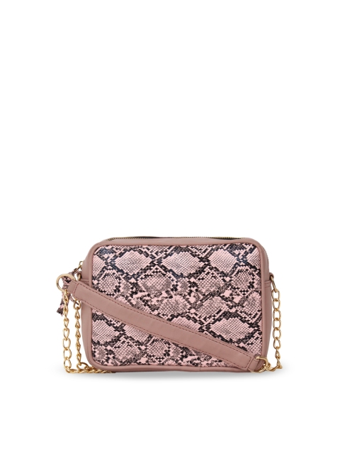 LEGAL BRIBE Pink Textured Sling Bag