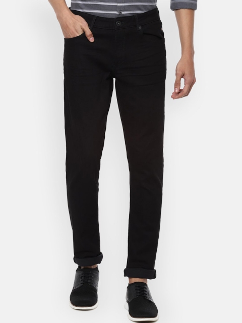 Louis Philippe Jeans Men Black Slim Fit Jeans