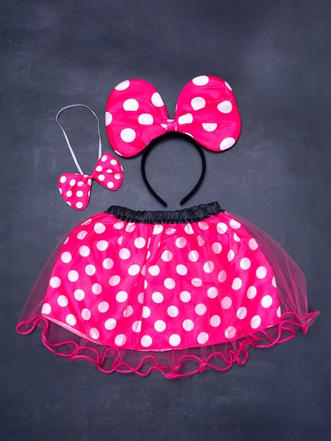 Golden Peacock Girls Pink Set of 3 Polka Dot Minnie Mouse Hairband And Costume Accessory
Golden Peacock Girls Pink Set of 3 Polka Dot Minnie Mouse Hairband And Costume Accessory
