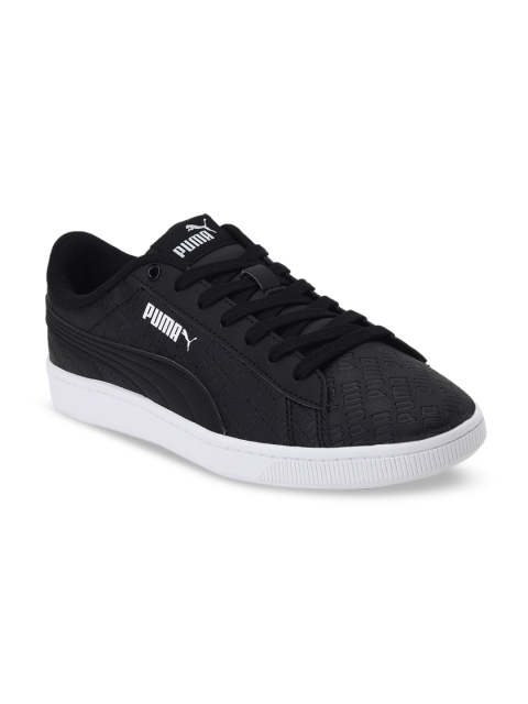 Puma Women Black Textured Sneakers