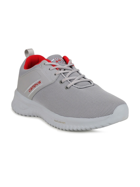 Campus Men Grey Mesh Running Shoes