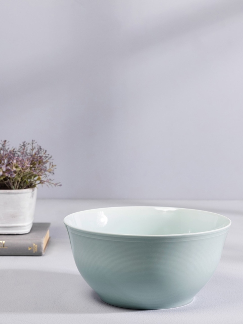 Pure Home and Living Green Solid Light Lagoon Salad Bowl