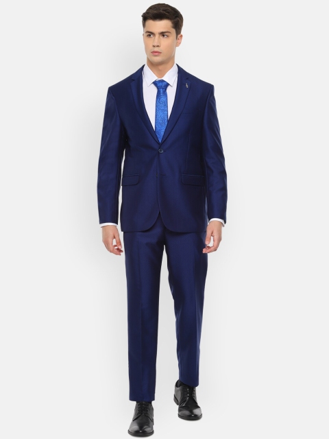 Van Heusen Men Navy Blue Self Design Slim-Fit Single-Breasted Two-Piece Formal Suit
Van Heusen Men Navy Blue Self Design Slim-Fit Single-Breasted Two-Piece Formal Suit