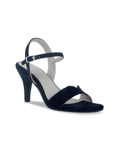 London Rag Women Black Solid Sandals