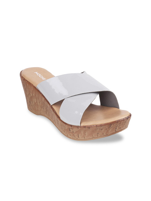 Mochi Women Grey Solid Sandals
Mochi Women Grey Solid Sandals