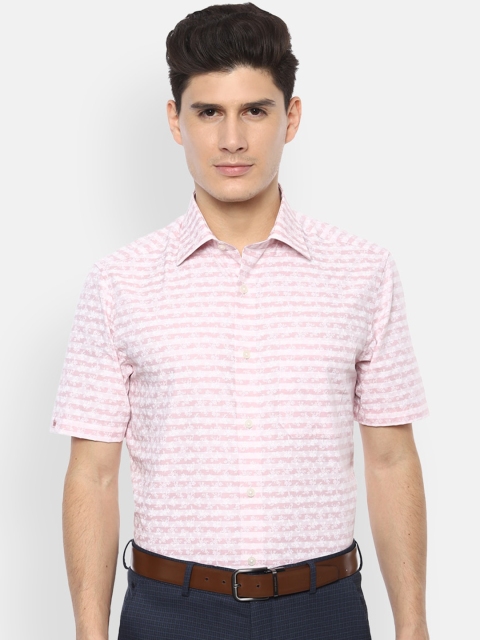Louis Philippe Men Pink & White Striped & Printed Pure Cotton Classic Fit Formal Shirt
Louis Philippe Men Pink & White Striped & Printed Pure Cotton Classic Fit Formal Shirt
