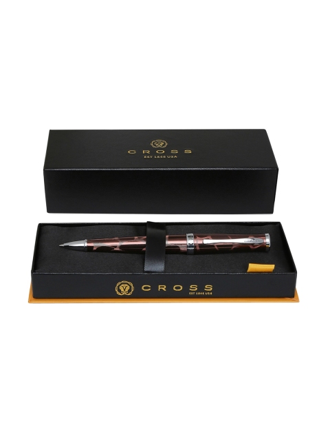 Cross Brown & Silver-Toned Tourmaline Lacquer & Giraffe Pattern Ball Pen With Gift Box
Cross Brown & Silver-Toned Tourmaline Lacquer & Giraffe Pattern Ball Pen With Gift Box