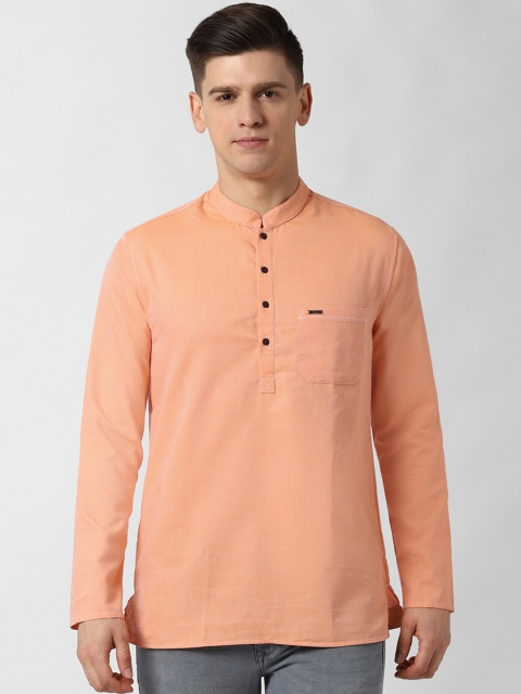 Peter England Men Orange Kurta
