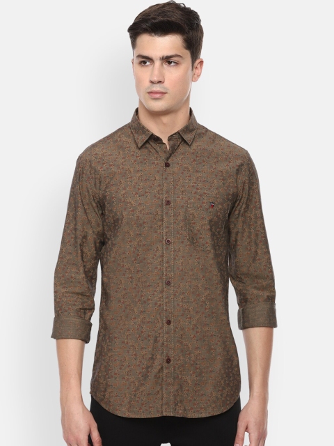 Louis Philippe Sport Men Olive Brown Slim Fit Pure Cotton Floral Printed Casual Shirt
Louis Philippe Sport Men Olive Brown Slim Fit Pure Cotton Floral Printed Casual Shirt