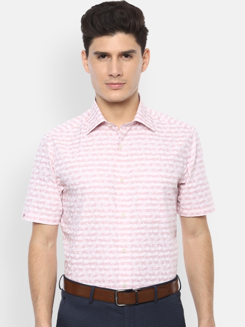 Louis Philippe Men Pink & White Striped & Printed Pure Cotton Classic Fit Formal Shirt
Louis Philippe Men Pink & White Striped & Printed Pure Cotton Classic Fit Formal Shirt