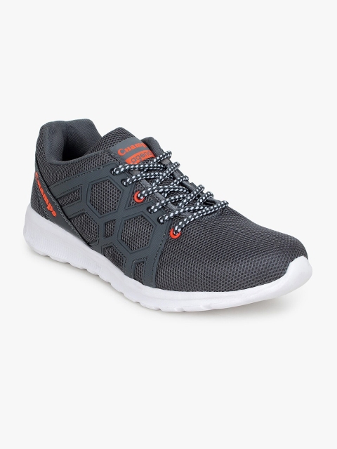 Champs Men Grey Running Shoes